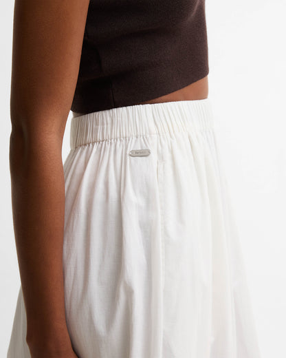 Barbour Avebury Womens Midi Skirt - White