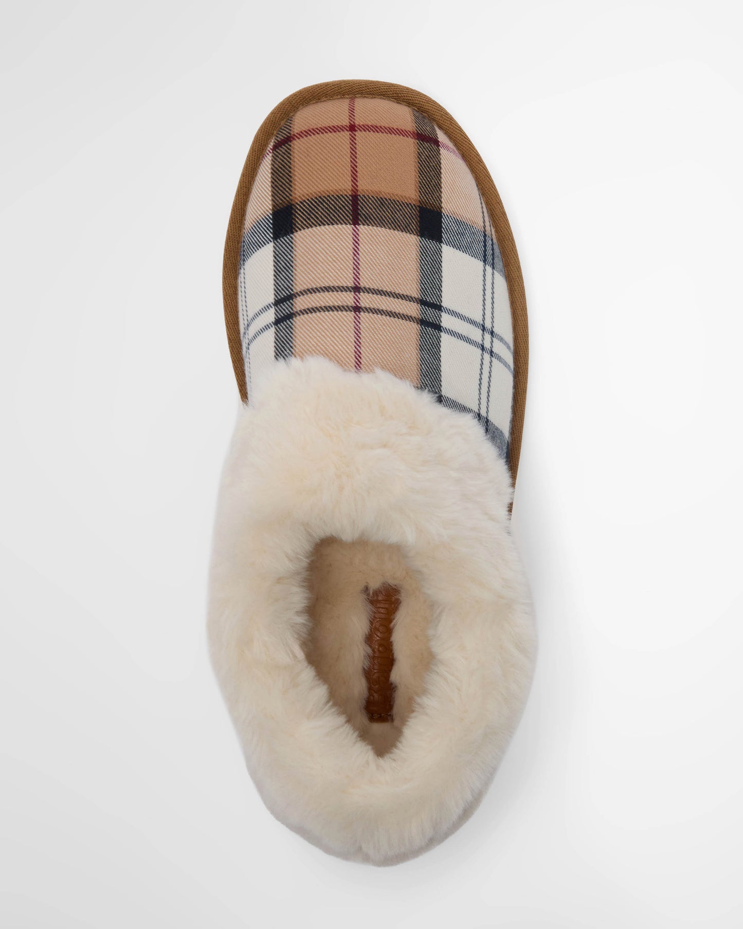 Barbour Eloise Womens Tartan Bootie Slipper - Hessian Tartan