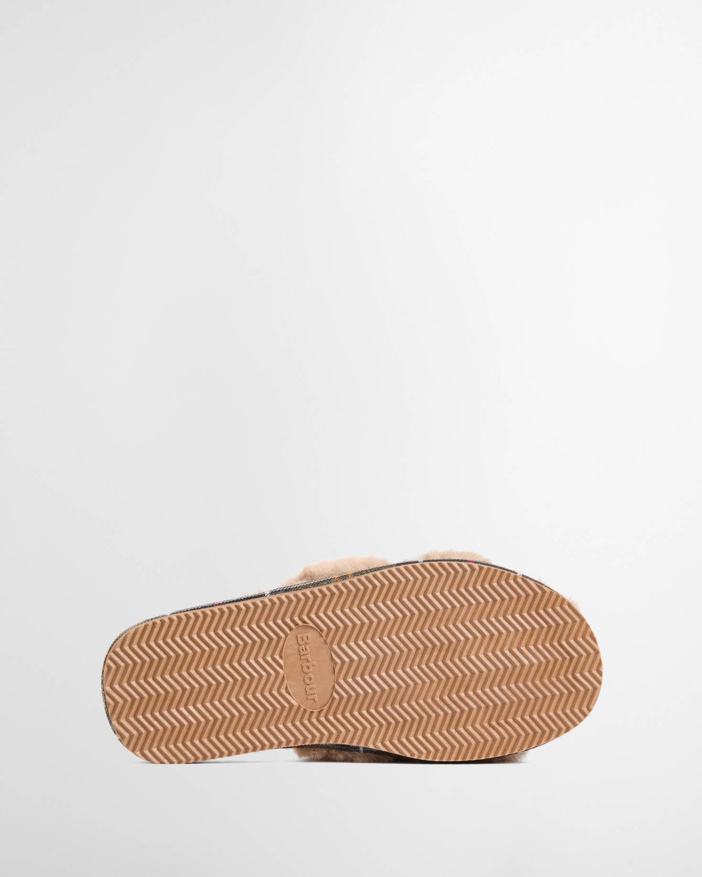 Barbour Eleanora Womens Slippers - Taupe, sole.