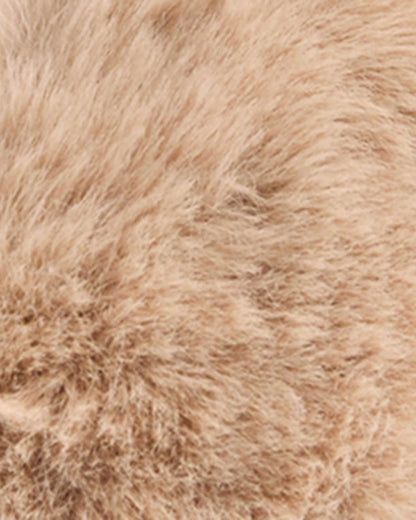 Barbour Eleanora Womens Slippers - Taupe, swatch.