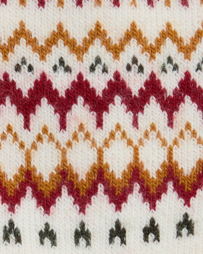 Barbour Kingsford Womens Fair Isle Socks - Cloud | CHO | Designer Womens Socks