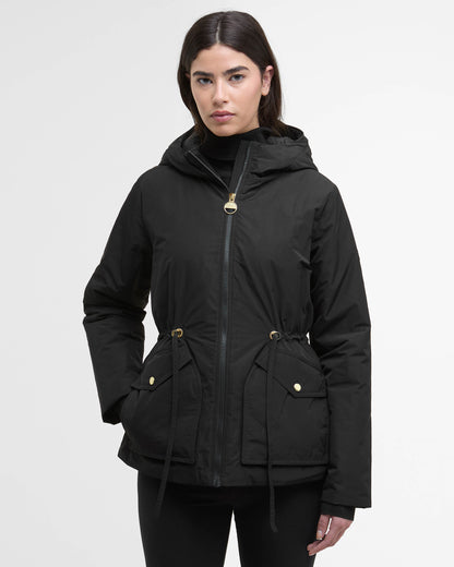 Barbour International Winter Piper Womens Showerproof Jacket - Black