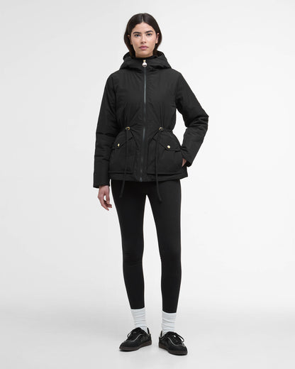 Barbour International Winter Piper Womens Showerproof Jacket - Black