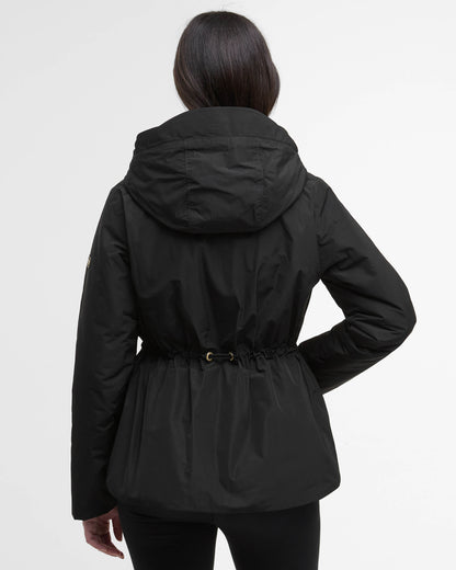 Barbour International Winter Piper Womens Showerproof Jacket - Black