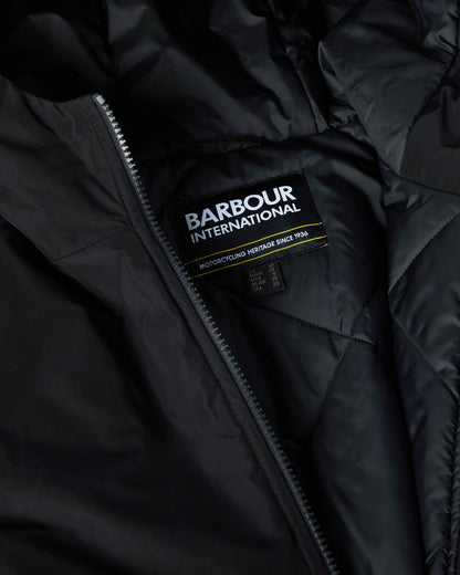 Barbour International Winter Piper Womens Showerproof Jacket - Black