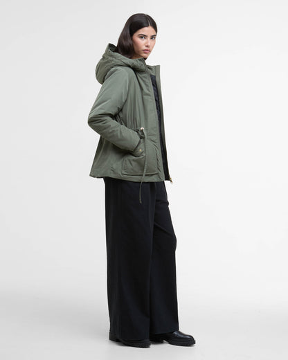 Barbour International Winter Piper Womens Showerproof Jacket - Dusky Khaki