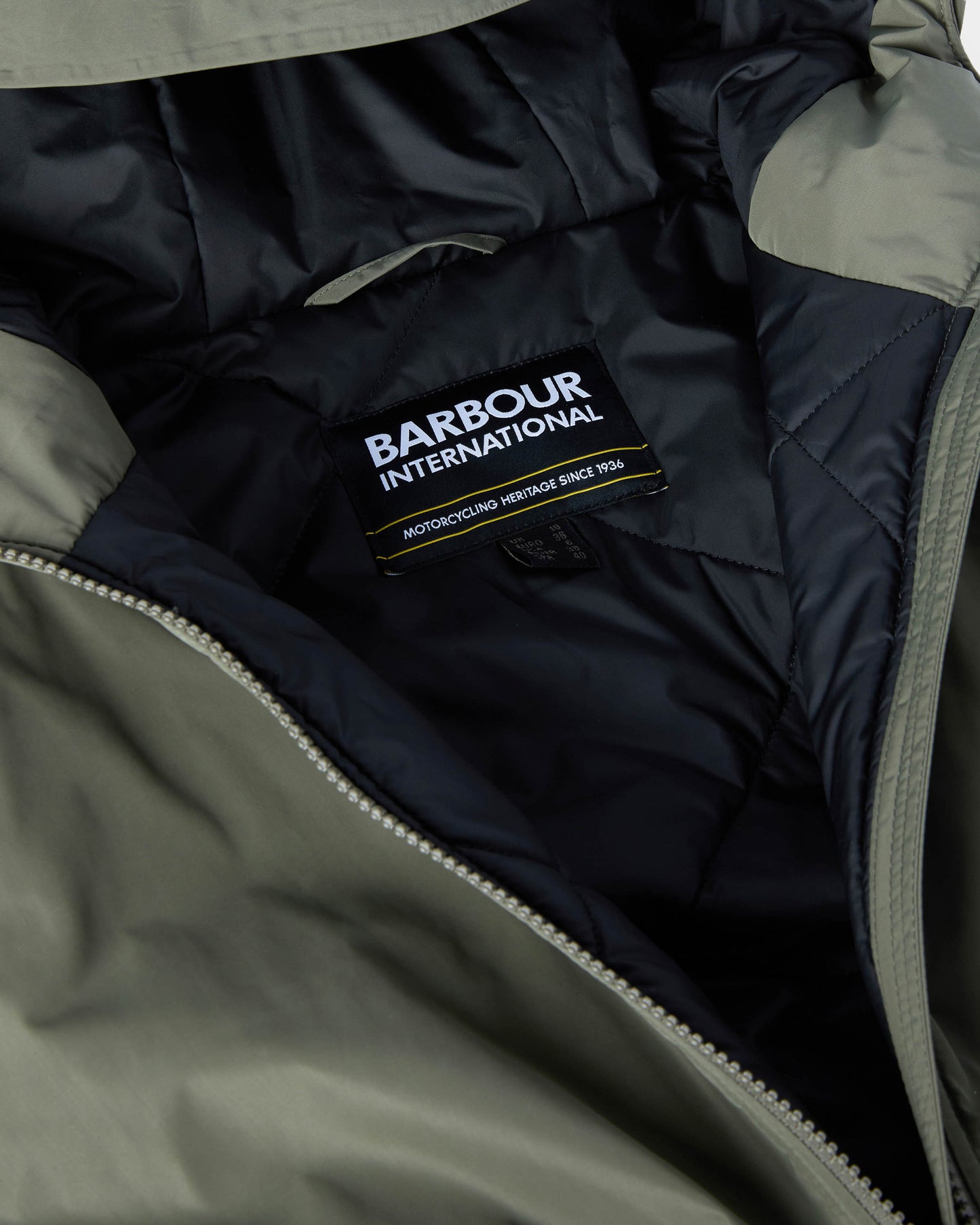 Barbour International Winter Piper Womens Showerproof Jacket - Dusky Khaki