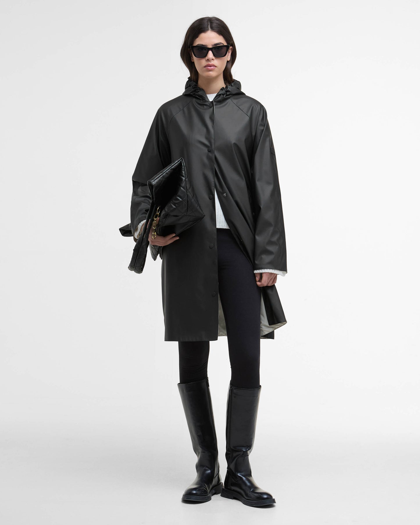 Barbour International Recoleta Womens Showerproof Jacket - Black