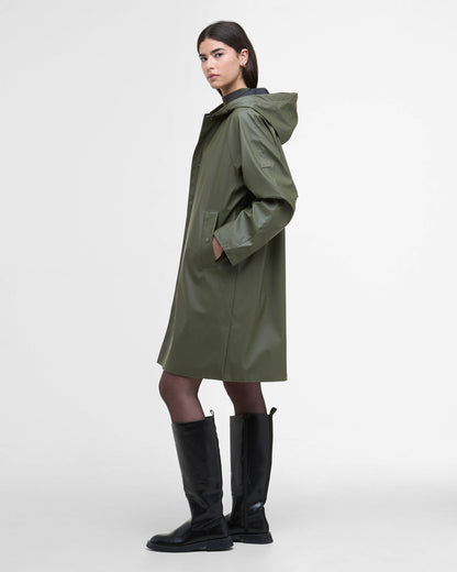 Barbour International Recoleta Womens Showerproof Jacket - Dusky Khaki