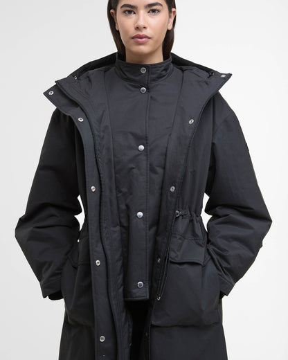 Barbour International Gabriella Womens Showerproof Jacket - Black