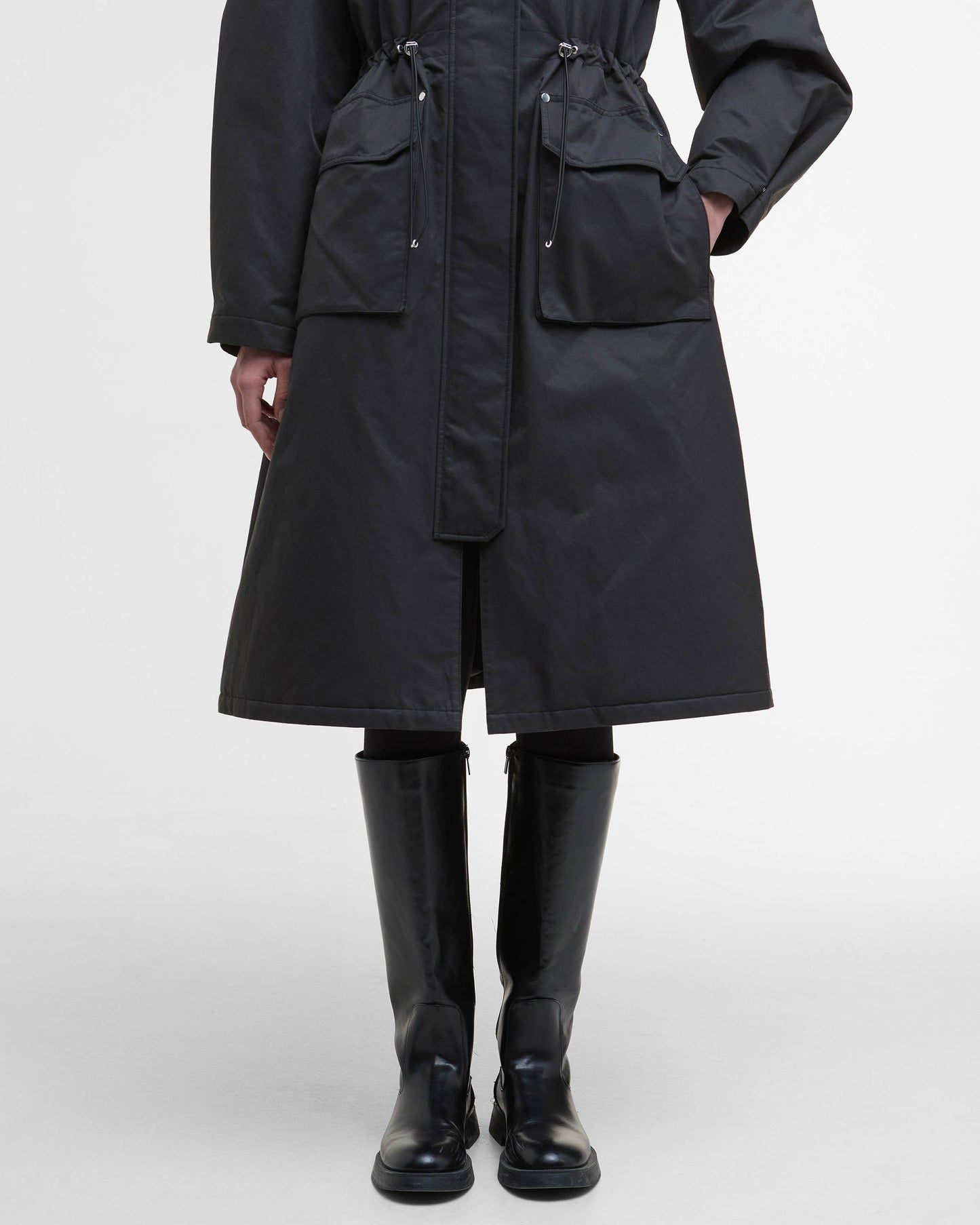 Barbour International Gabriella Womens Showerproof Jacket - Black