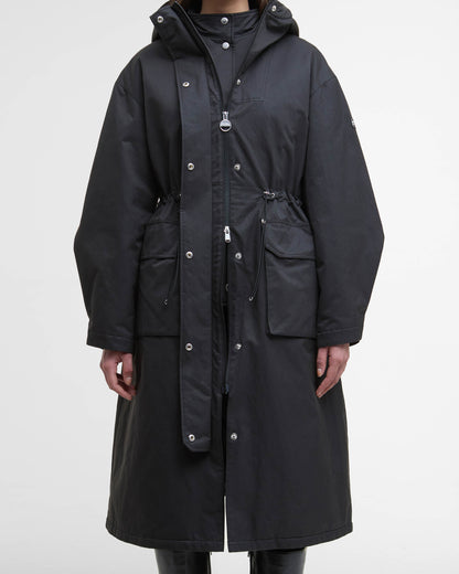 Barbour International Gabriella Womens Showerproof Jacket - Black