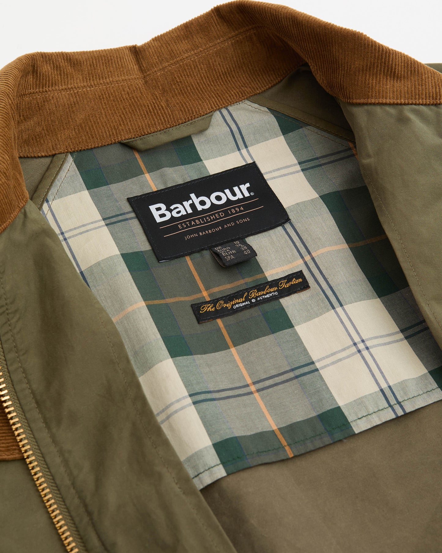 Barbour Icons Bedale Womens Showerproof Jacket - Ivy Green/Ancient | CHO | Designer Womens Rain Coats