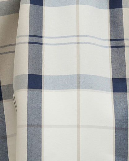 Barbour Ballina Check Womens Showerproof Jacket - Dress Navy Tartan | CHO | Designer Womens Rain Coats