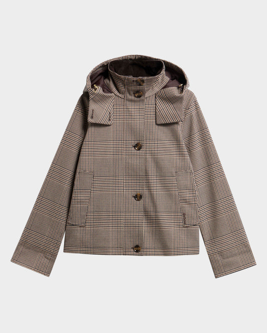 Barbour Connie Womens Showerproof Jacket - Prince Of Wales Check
