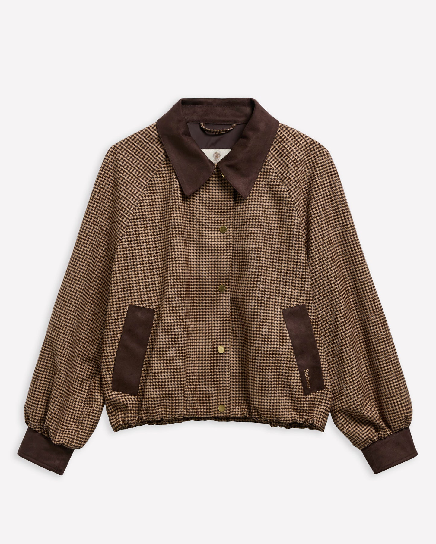 Barbour Joelle Womens Showerproof Jacket - Rustic Houndstooth