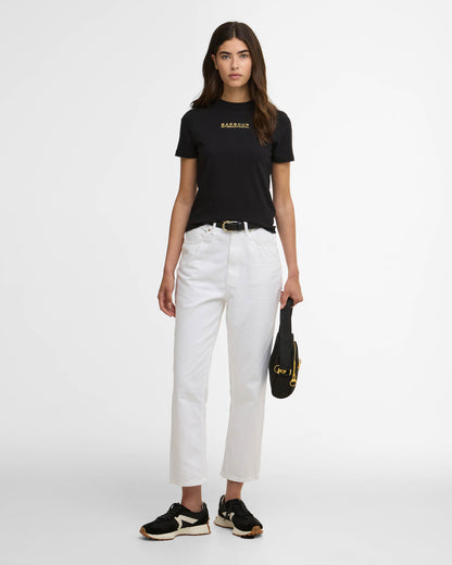 Barbour International Devin Womens T-Shirt - Black | CHO | Designer Womens T-Shirts