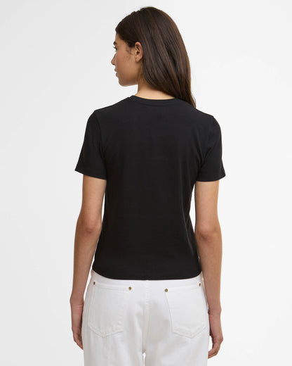 Barbour International Devin Womens T-Shirt - Black | CHO | Designer Womens T-Shirts