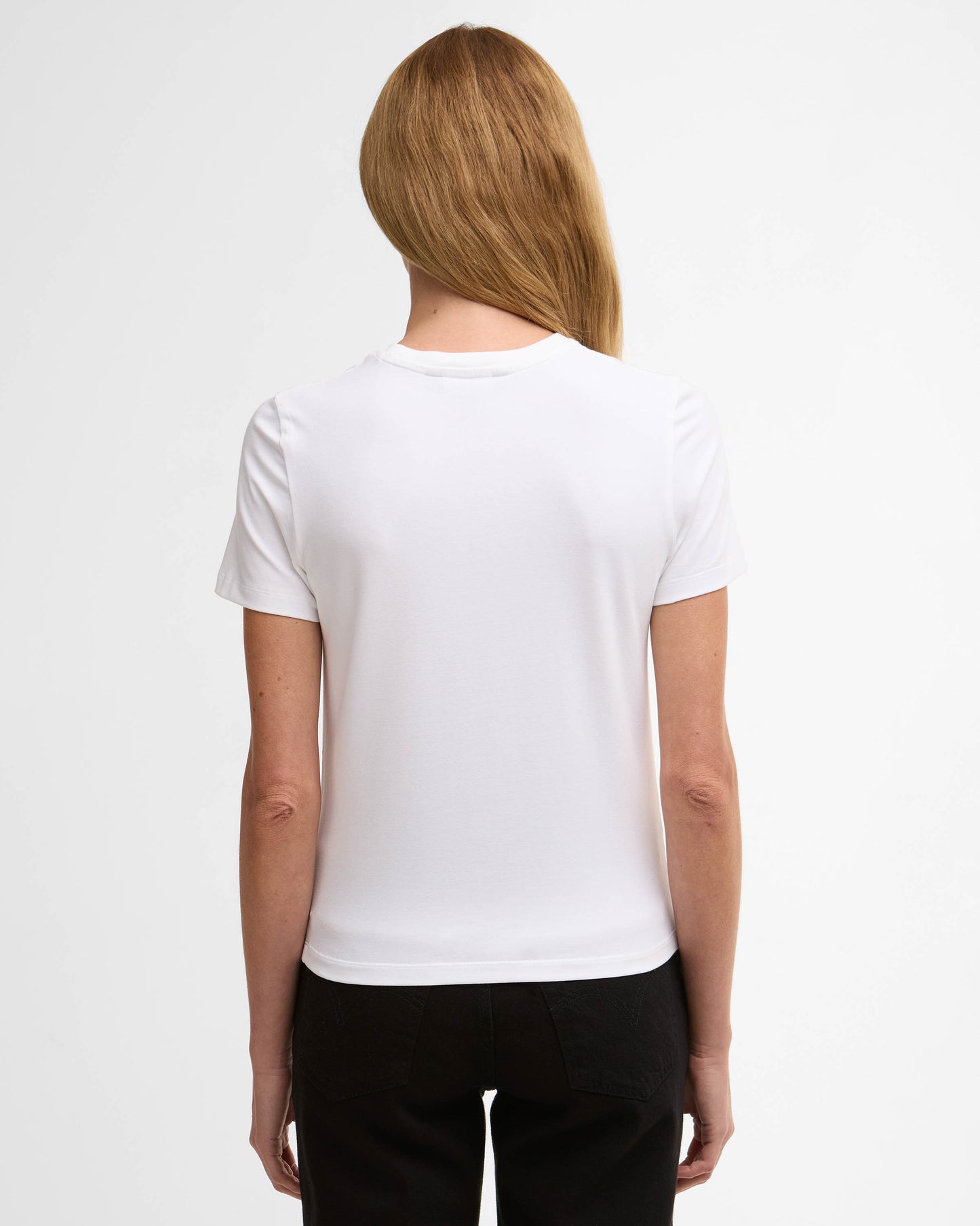 Barbour International Devin Womens T-Shirt - White | CHO | Designer Womens T-Shirts