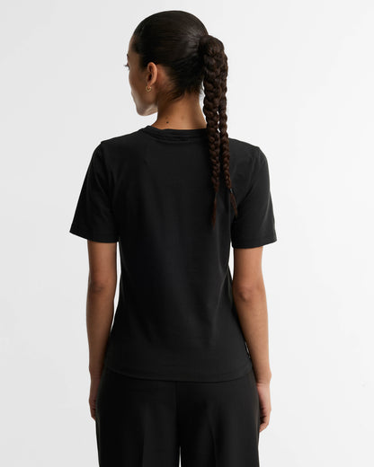 Barbour International Colletta Womens T - Shirt - Black | CHO | Designer Womens Short Sleeve T - Shirts