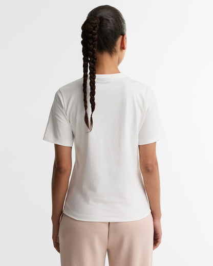 Barbour International Colletta Womens T - Shirt - Off White | CHO | Designer Womens Short Sleeve T - Shirts