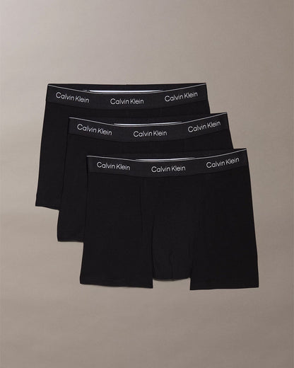 Three pairs of black Calvin Klein trunks