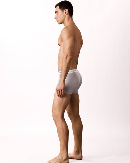 Calvin Klein 3 Pack Icon Mens Relaxed Fit Trunks - Black/Goji Berry/Harbor Mist