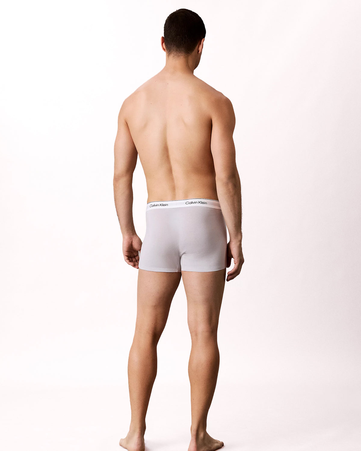 Calvin Klein 3 Pack Icon Mens Relaxed Fit Trunks - Black/Goji Berry/Harbor Mist
