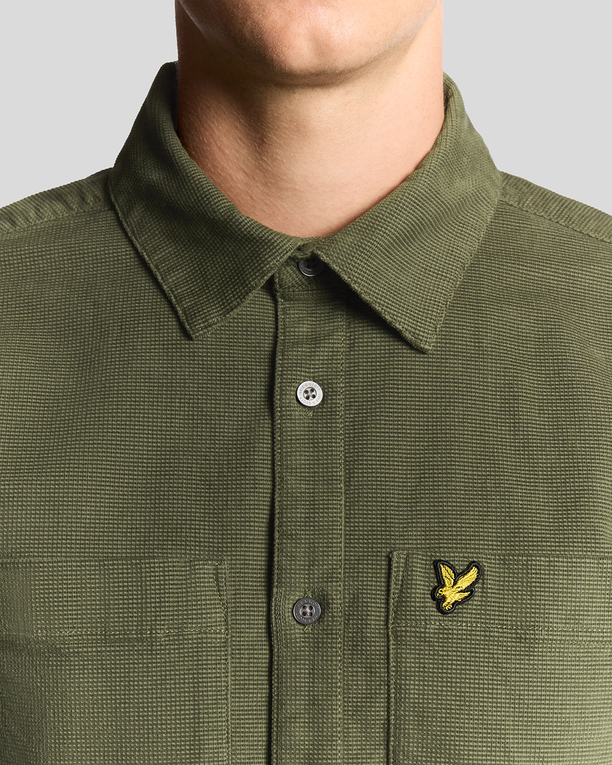 Lyle & Scott Corduroy Shirt - X848 Deep Depths