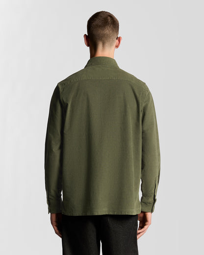 Lyle & Scott Corduroy Shirt - X848 Deep Depths