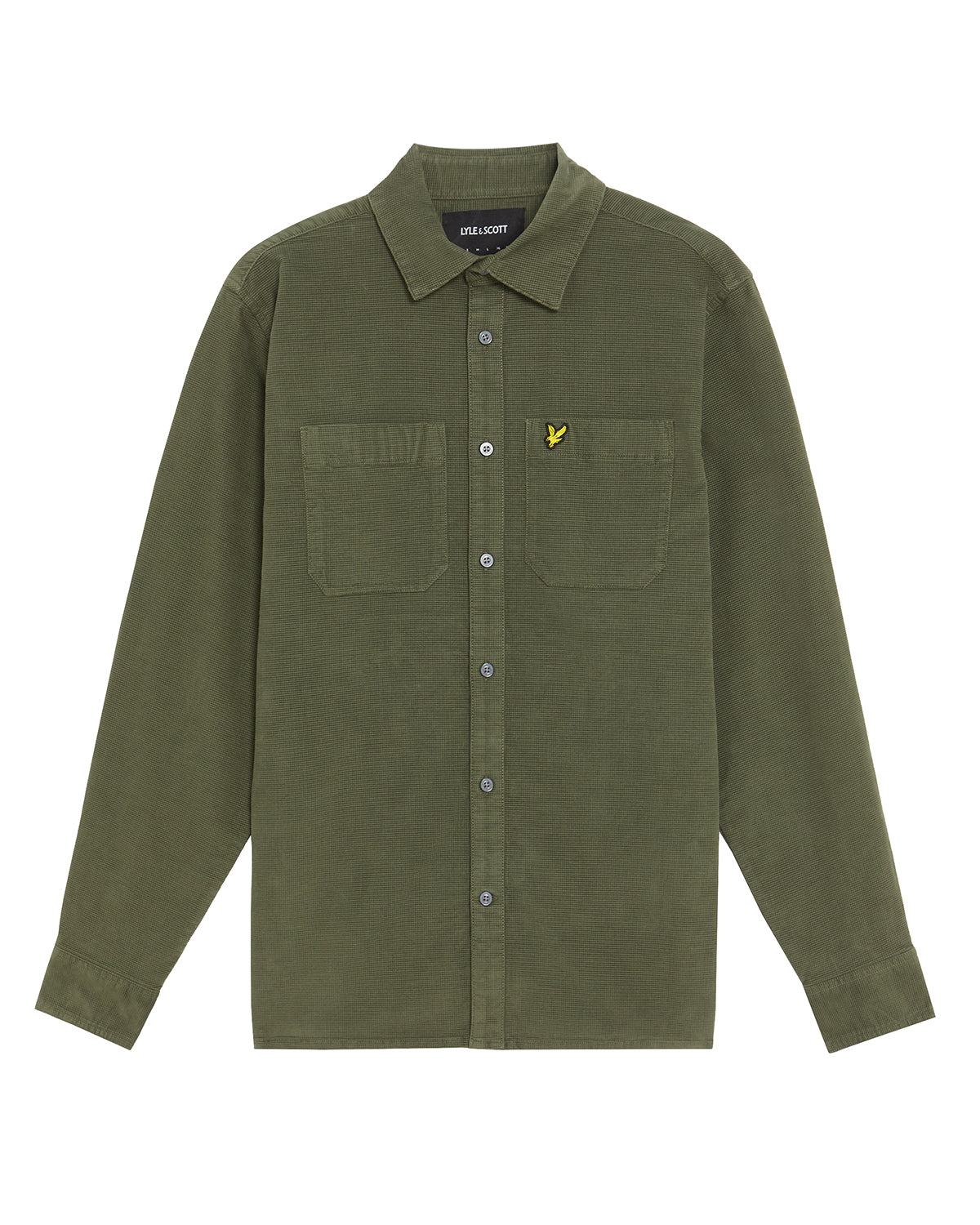 Lyle & Scott Corduroy Shirt - X848 Deep Depths