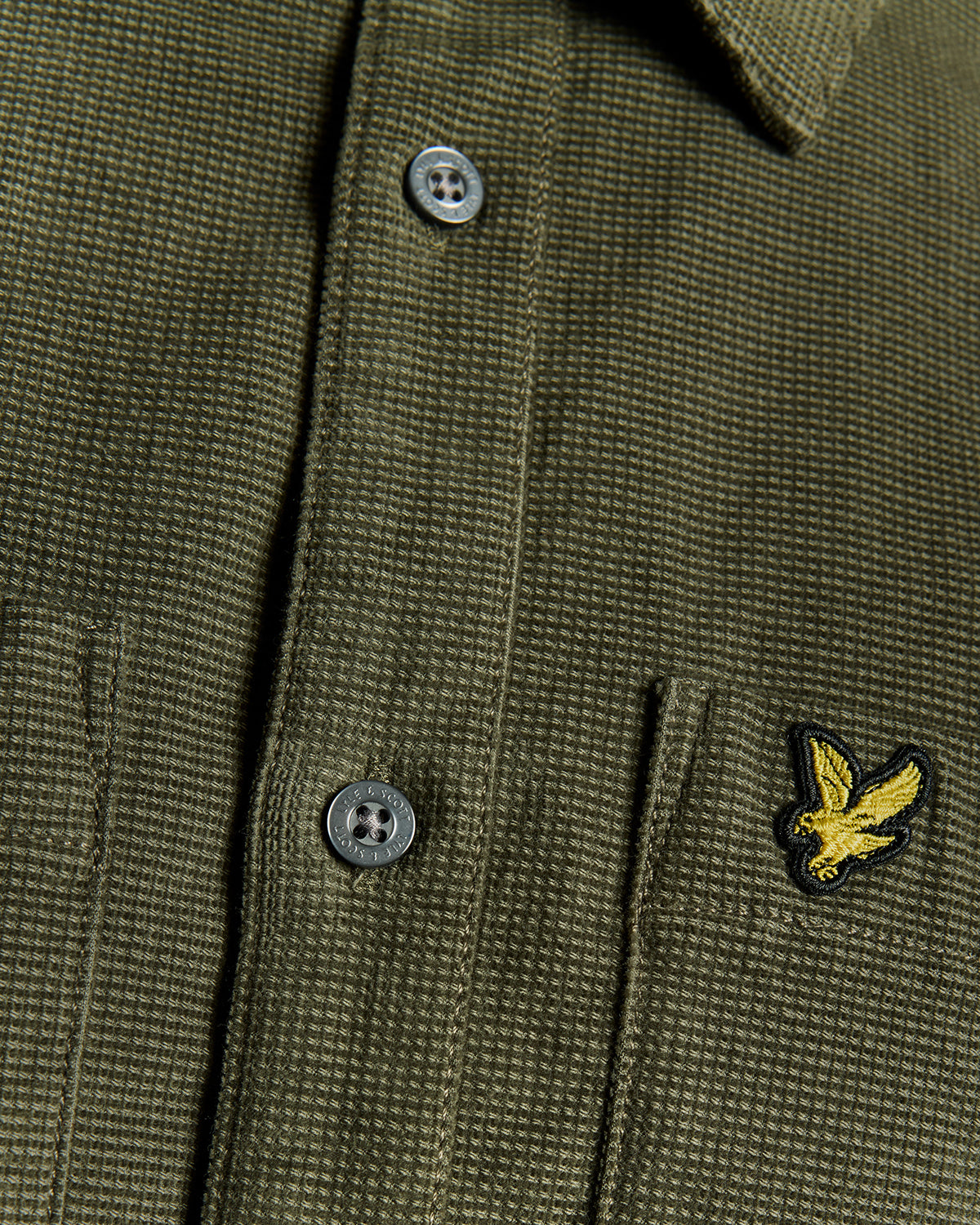 Lyle & Scott Corduroy Shirt - X848 Deep Depths