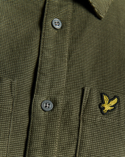 Lyle & Scott Corduroy Shirt - X848 Deep Depths