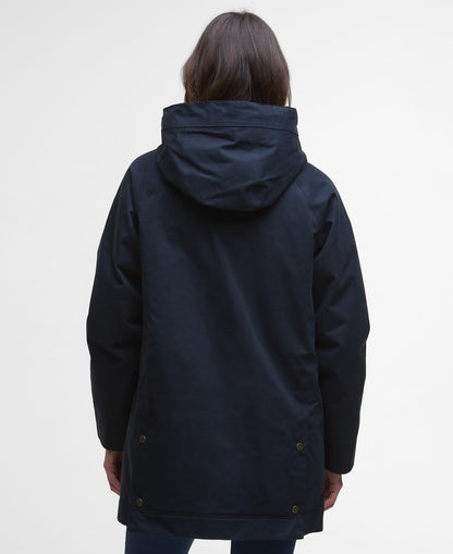 Barbour Winter Beadnell Womens Waterproof Jacket - Deep Navy/Classic | CHO | Designer Womens Coats & Jackets