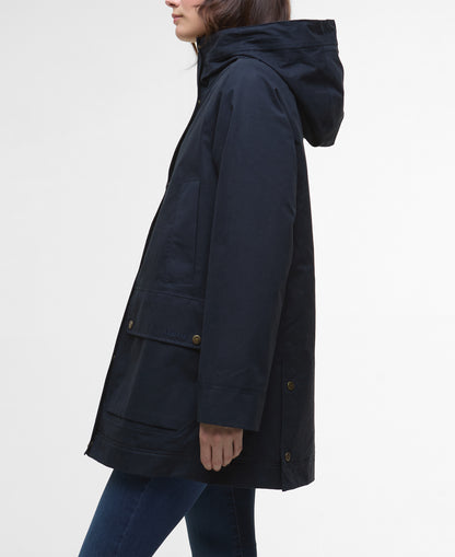 Barbour Winter Beadnell Womens Waterproof Jacket - Deep Navy/Classic | CHO | Designer Womens Coats & Jackets