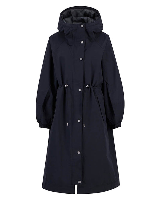 Barbour Sidney Womens Waterproof Parka - Black/Onyx Tartan