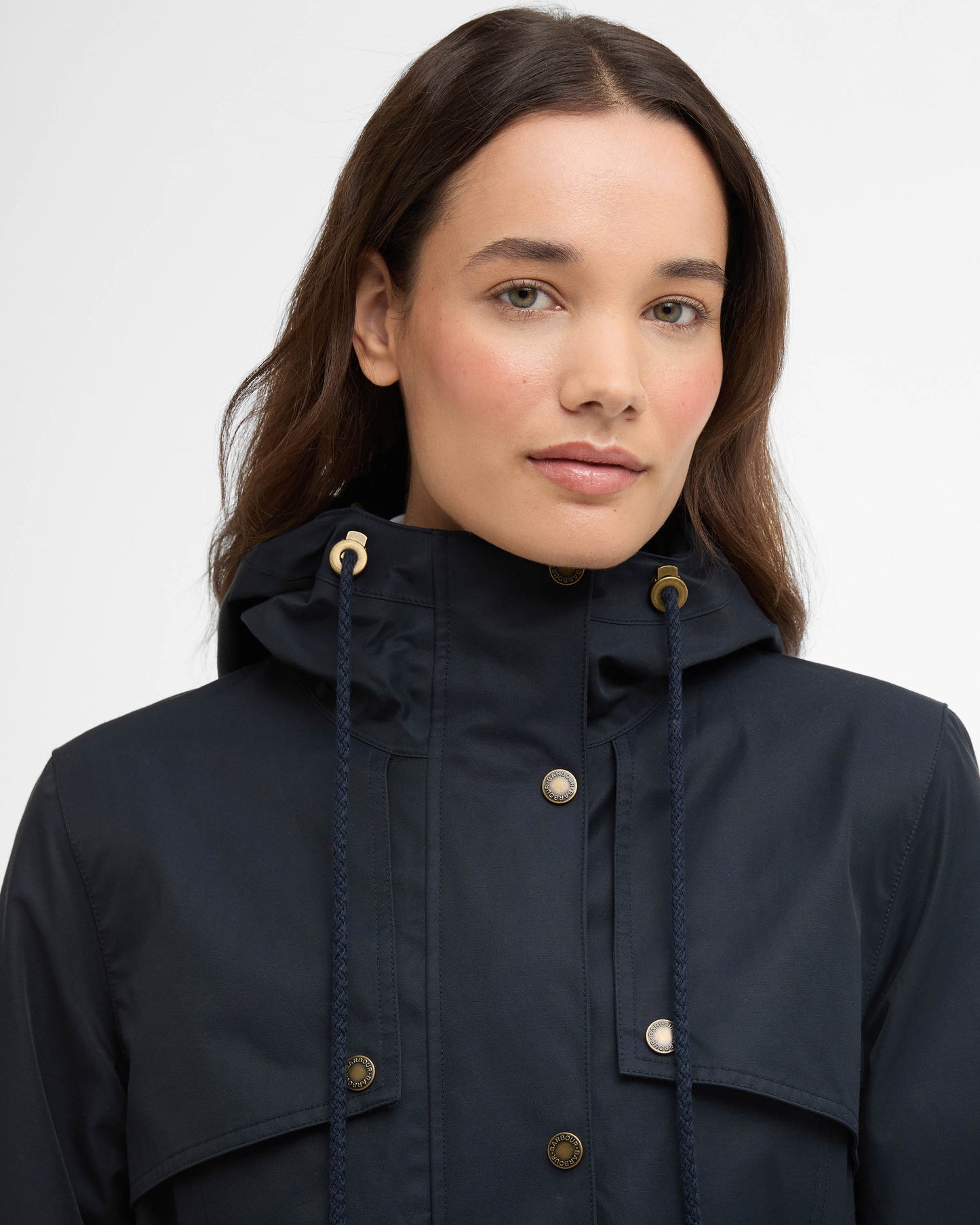 Barbour Maple Womens Waterproof Jacket - Dark Navy/Ancient | CHO | Designer Womens Rain Coats