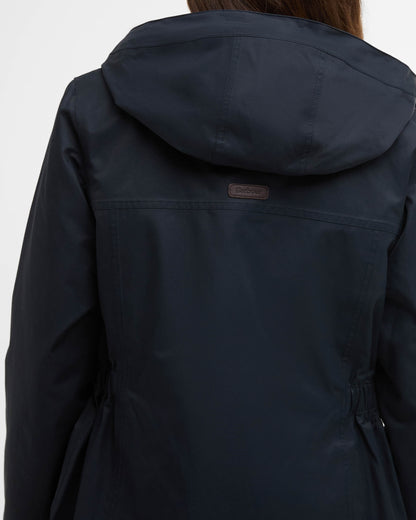 Barbour Maple Womens Waterproof Jacket - Dark Navy/Ancient | CHO | Designer Womens Rain Coats