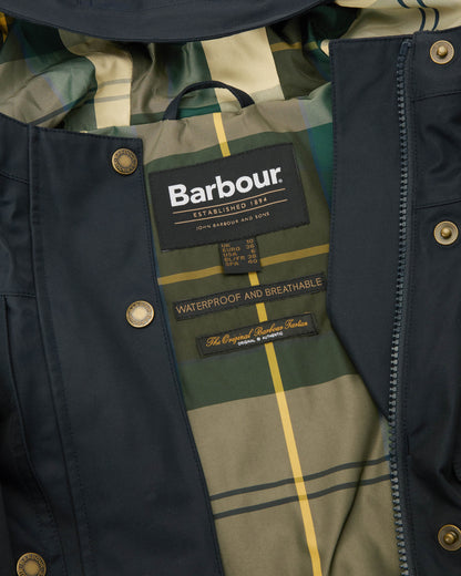 Barbour Maple Womens Waterproof Jacket - Dark Navy/Ancient | CHO | Designer Womens Rain Coats