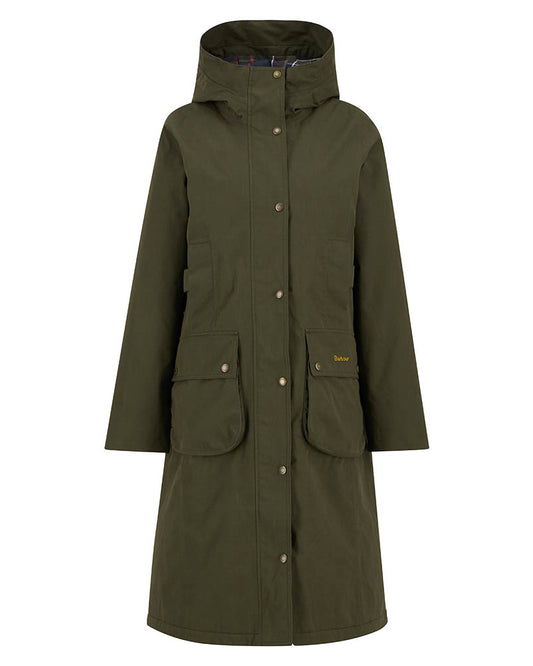 Barbour Bamburgh Womens Waterproof Jacket - Olive/Classic