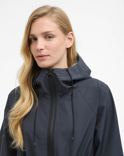 Barbour Dovecragg Womens Waterproof Jacket - Dusk Grey / Fondant | CHO | Designer Womens Rain Coats