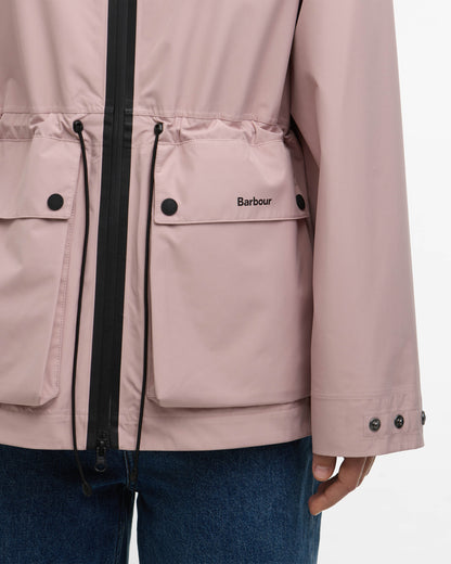 Barbour Dovecragg Womens Waterproof Jacket - Gardenia / Fondant | CHO | Designer Womens Rain Coats