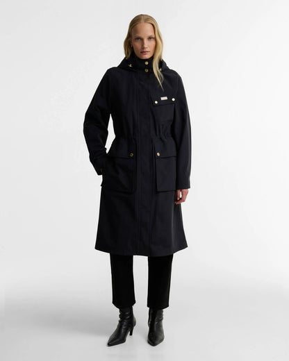 Barbour International Serravalle Womens Waterproof Jacket - Black | CHO | Designer Womens Waterproof Jackets