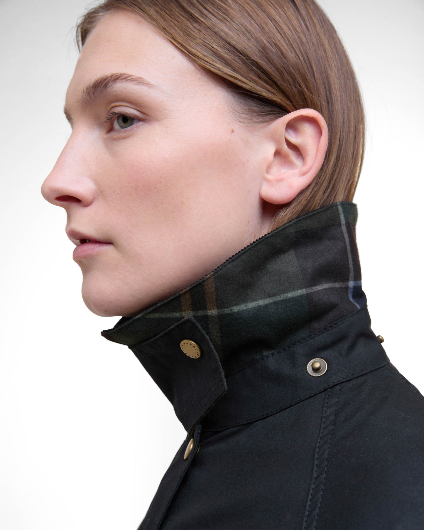 Barbour Acorn Wax Womens Jacket - Black/Classic