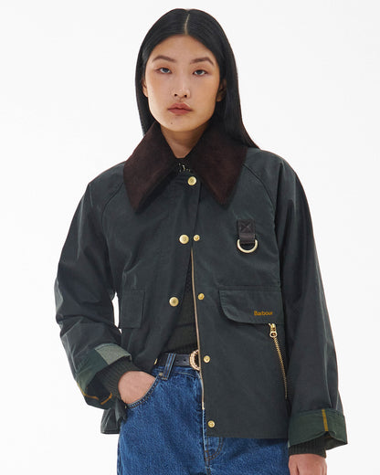 Barbour Catton Womens Wax Jacket - Sage/Ancient