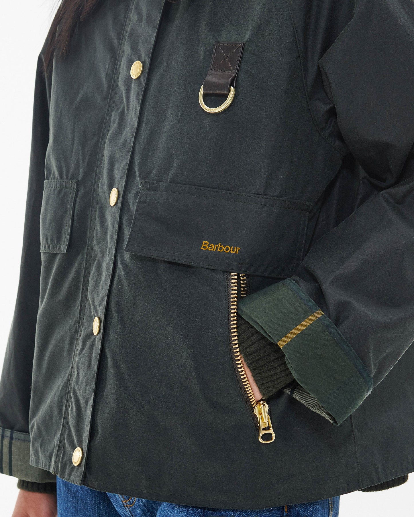 Barbour Catton Womens Wax Jacket - Sage/Ancient