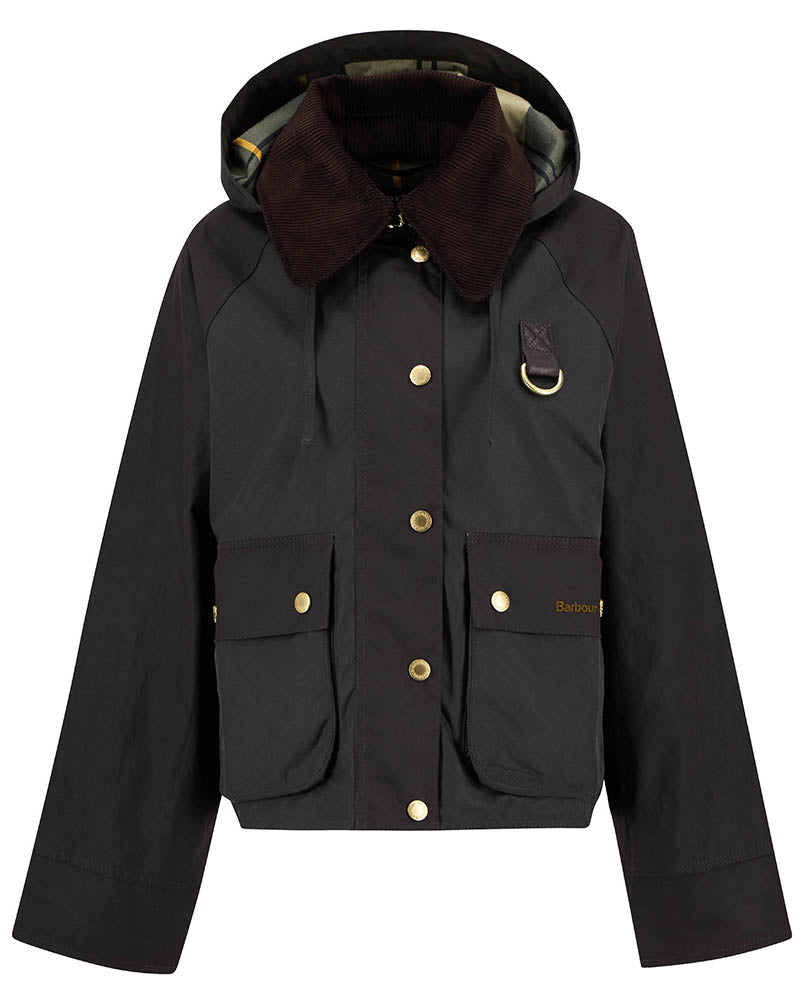 Barbour Reighton Womens Wax Jacket - Sage/Rustic/Ancient