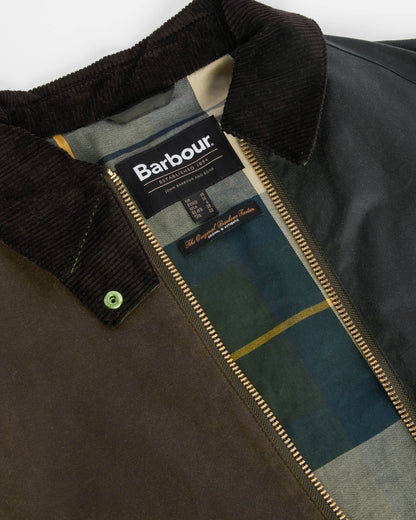 Barbour Arlene Womens Wax Jacket - Beech/Ancient Tartan