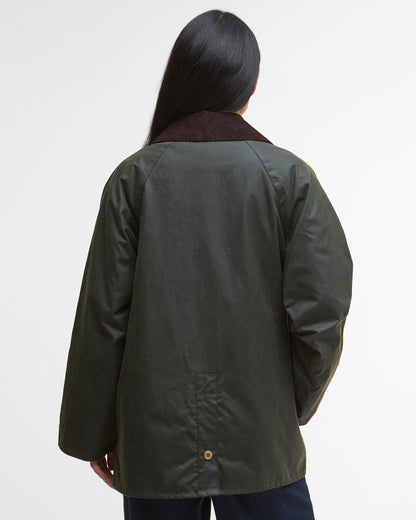 Barbour Luella Womens Wax Jacket - Fern/Ancient Tartan