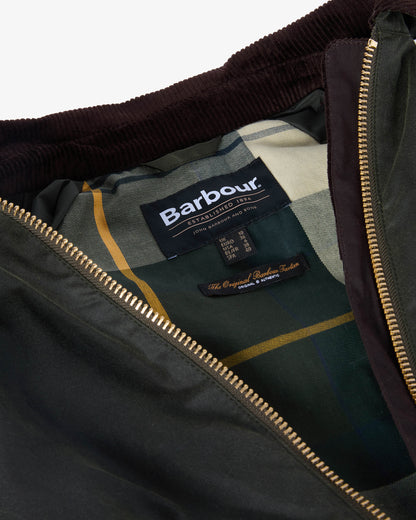 Barbour Luella Womens Wax Jacket - Fern/Ancient Tartan